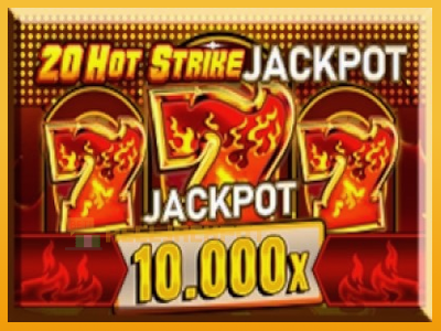 20 Hot Strike Jackpot 진짜 돈을 위한 슬롯머신