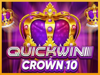 Quick Win Crown 10 진짜 돈을 위한 슬롯머신