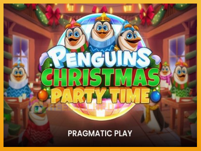 Penguins Christmas Party Time 진짜 돈을 위한 슬롯머신