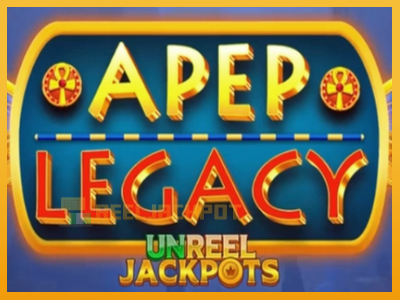 Apep Legacy 진짜 돈을 위한 슬롯머신