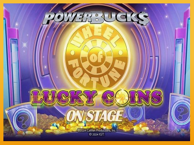 PowerBucks Wheel of Fortune Lucky Coins On Stage 진짜 돈을 위한 슬롯머신