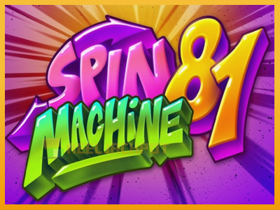 Spin Machine 81 진짜 돈을 위한 슬롯머신