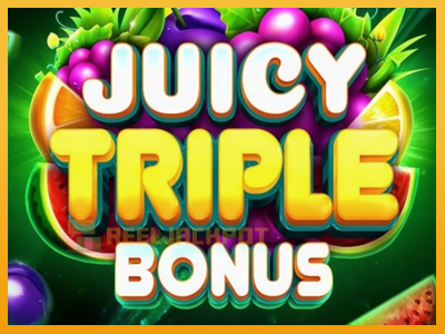 Juicy Triple Bonus 진짜 돈을 위한 슬롯머신