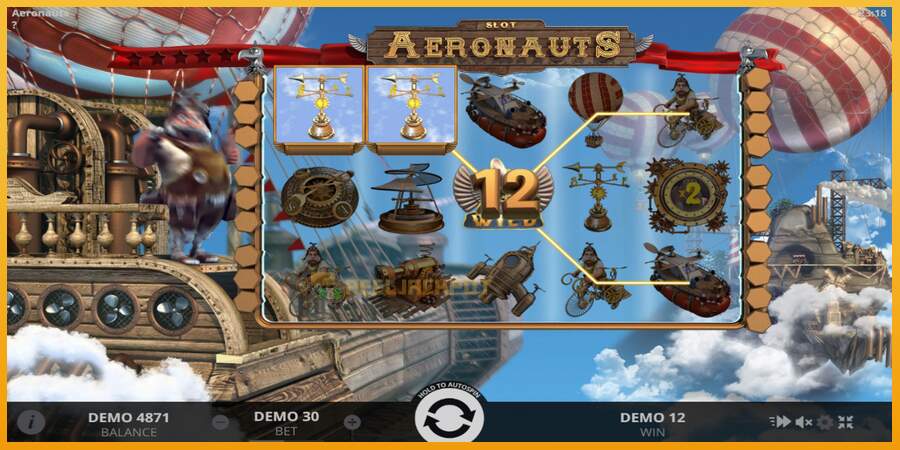 슬롯머신에서의 진정한 즐거움 Aeronauts 돈을 위해, 그림 2