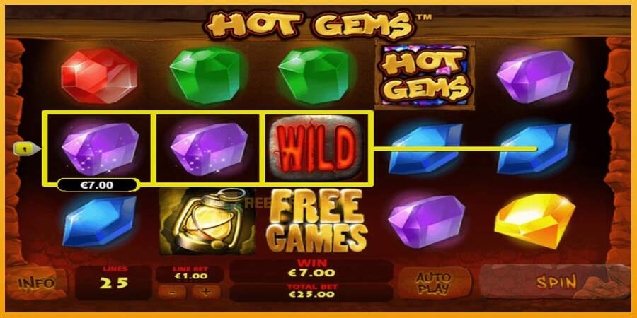 슬롯머신에서의 진정한 즐거움 Hot Gems 돈을 위해, 그림 2