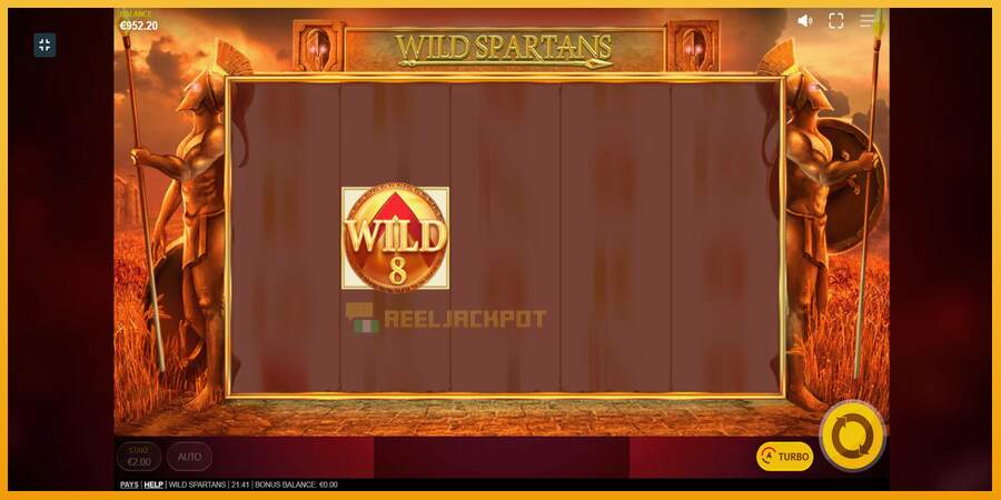 슬롯머신에서의 진정한 즐거움 Wild Spartans 돈을 위해, 그림 8