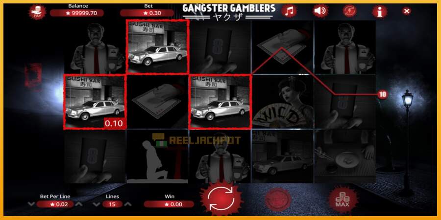 슬롯머신에서의 진정한 즐거움 Gangster Gamblers 돈을 위해, 그림 2