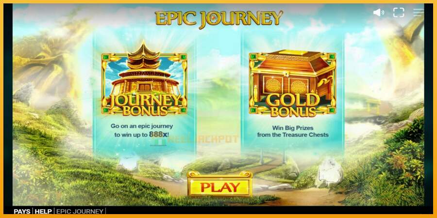 슬롯머신에서의 진정한 즐거움 Epic Journey 돈을 위해, 그림 1