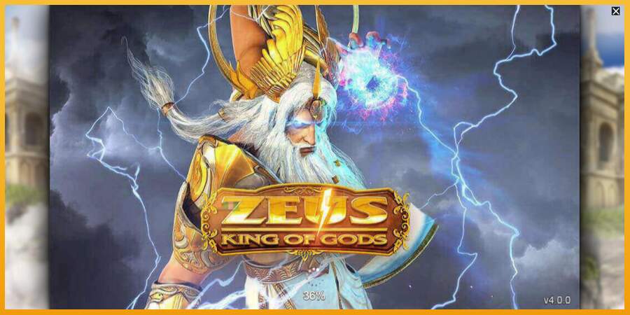 슬롯머신에서의 진정한 즐거움 Zeus King of Gods 돈을 위해, 그림 1