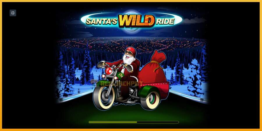 슬롯머신에서의 진정한 즐거움 Santas Wild Ride 돈을 위해, 그림 1