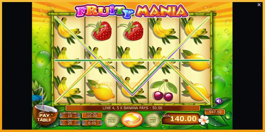 슬롯머신에서의 진정한 즐거움 Fruity Mania 돈을 위해, 그림 5