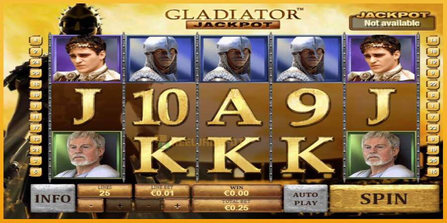 슬롯머신에서의 진정한 즐거움 Gladiator Jackpot 돈을 위해, 그림 1