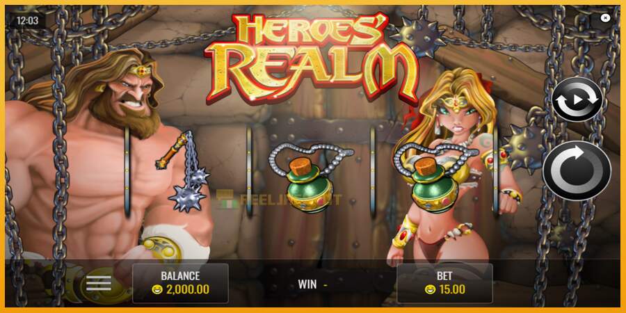 슬롯머신에서의 진정한 즐거움 Heroes Realm 돈을 위해, 그림 2