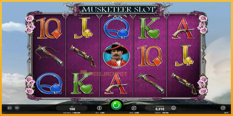 슬롯머신에서의 진정한 즐거움 Musketeer Slot 돈을 위해, 그림 2