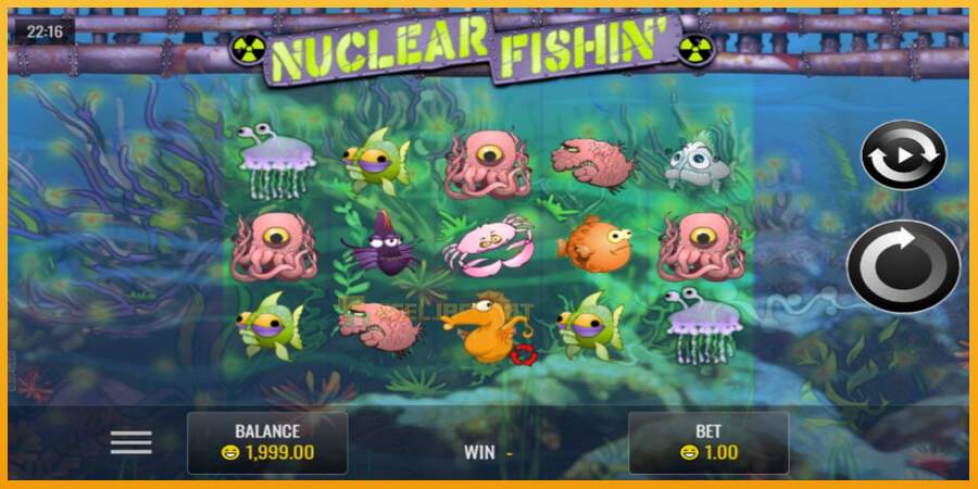 슬롯머신에서의 진정한 즐거움 Nuclear Fishin’ 돈을 위해, 그림 1