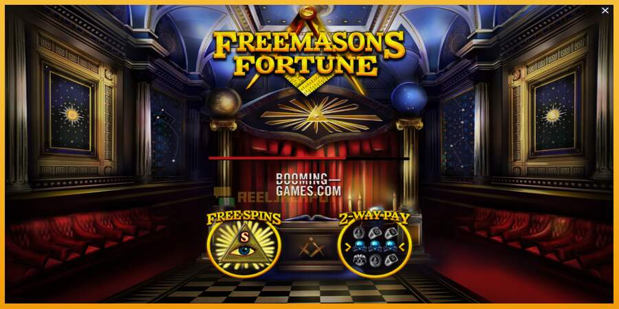 슬롯머신에서의 진정한 즐거움 Freemasons Fortune 돈을 위해, 그림 1