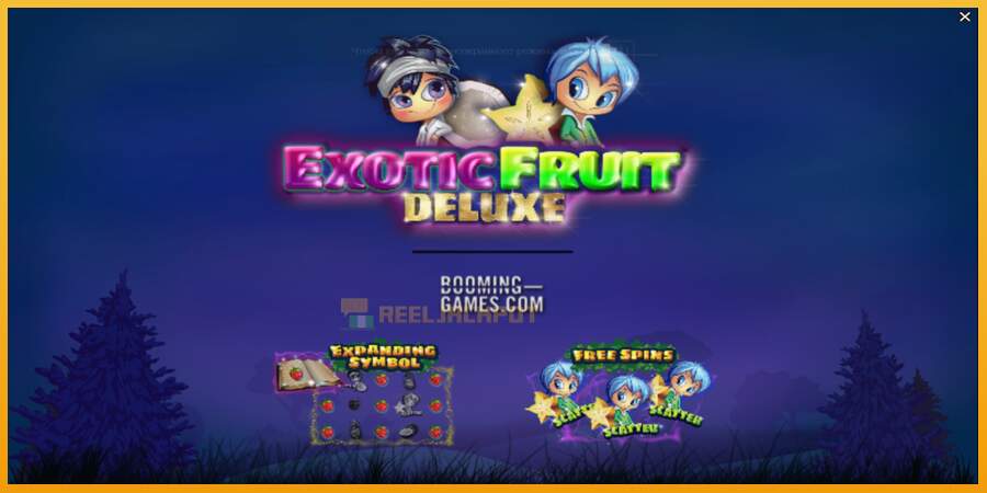 슬롯머신에서의 진정한 즐거움 Exotic Fruit Deluxe 돈을 위해, 그림 1