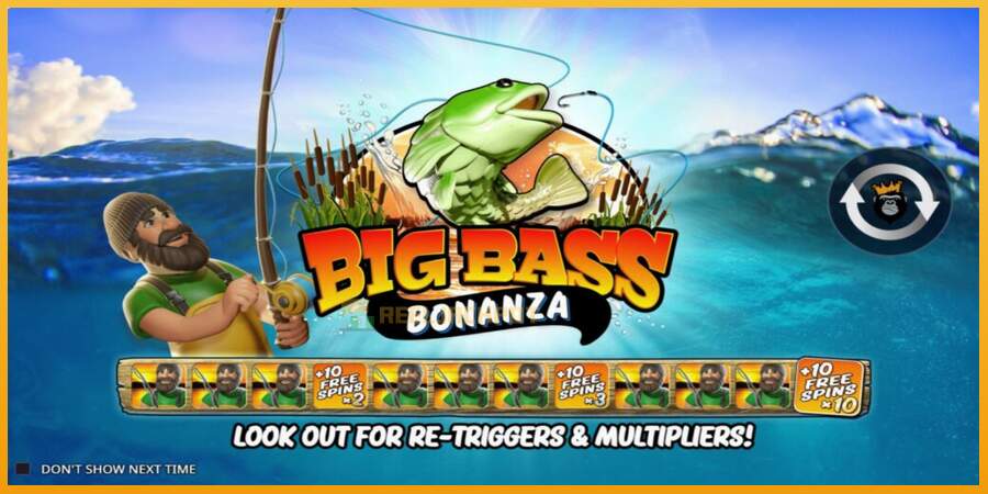 슬롯머신에서의 진정한 즐거움 Big Bass Bonanza 돈을 위해, 그림 1