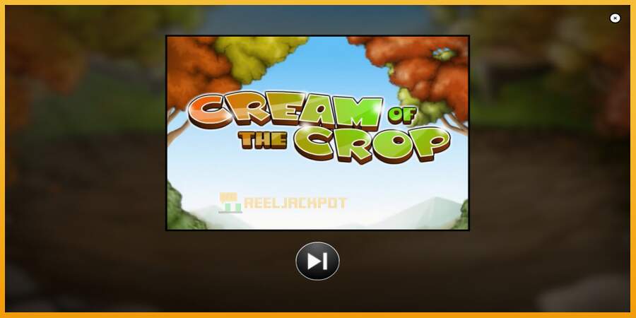 슬롯머신에서의 진정한 즐거움 Cream of the Crop 돈을 위해, 그림 1