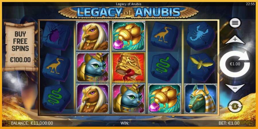 슬롯머신에서의 진정한 즐거움 Legacy of Anubis 돈을 위해, 그림 2