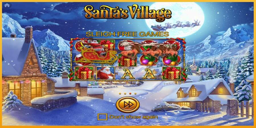 슬롯머신에서의 진정한 즐거움 Santa´s Village 돈을 위해, 그림 1