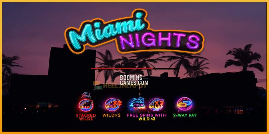 슬롯머신에서의 진정한 즐거움 Miami Nights 돈을 위해, 그림 1