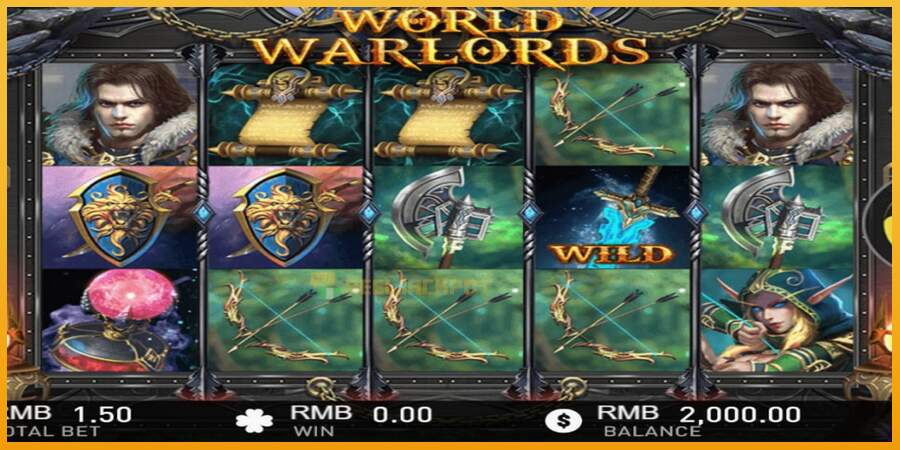 슬롯머신에서의 진정한 즐거움 World of Warlords 돈을 위해, 그림 1