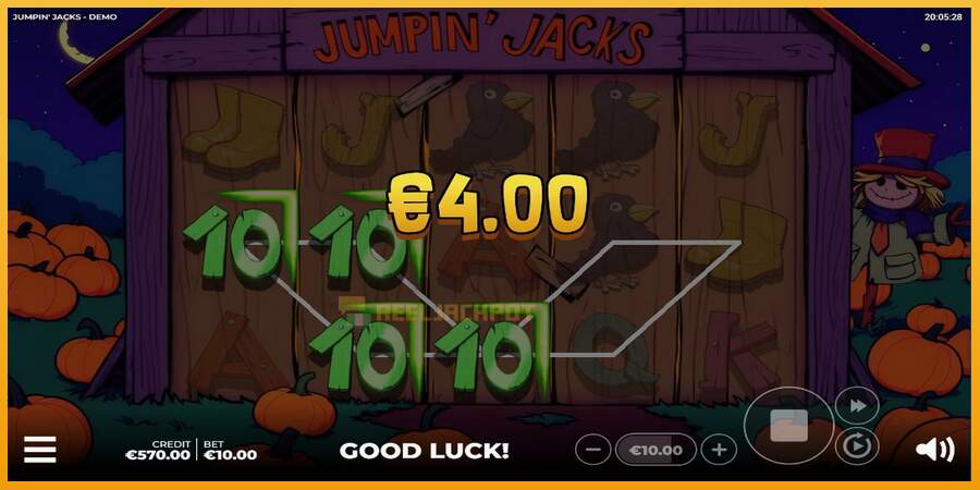 슬롯머신에서의 진정한 즐거움 Jumpin Jacks 돈을 위해, 그림 5