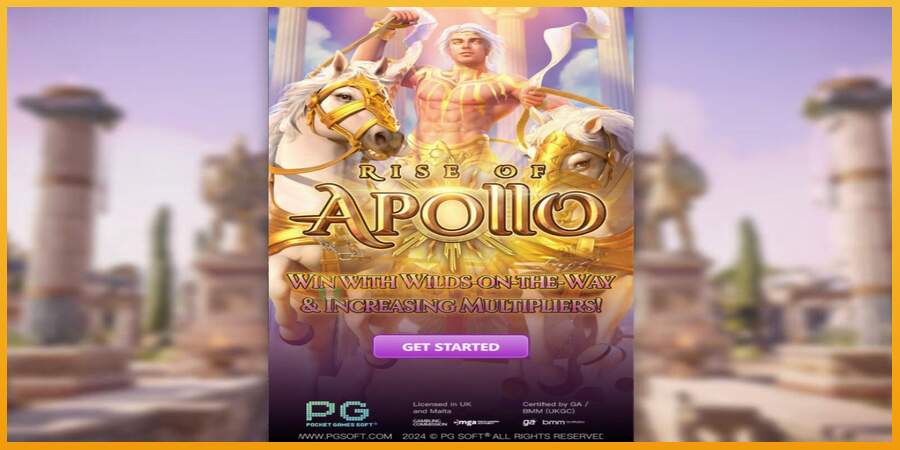 슬롯머신에서의 진정한 즐거움 Rise of Apollo 돈을 위해, 그림 1