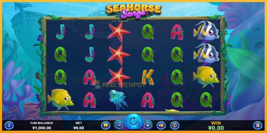 슬롯머신에서의 진정한 즐거움 Seahorse Surge 돈을 위해, 그림 1