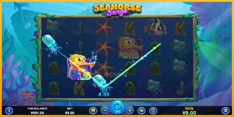 슬롯머신에서의 진정한 즐거움 Seahorse Surge 돈을 위해, 그림 3