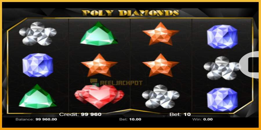 슬롯머신에서의 진정한 즐거움 Poly Diamonds 돈을 위해, 그림 2