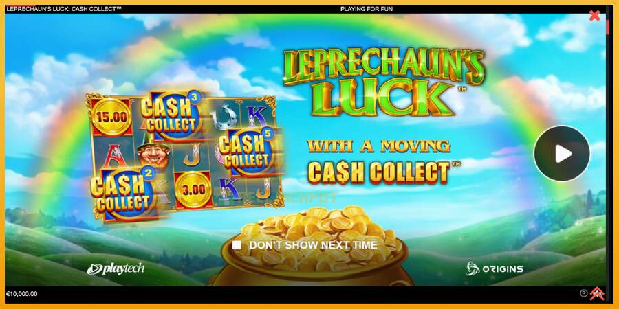 슬롯머신에서의 진정한 즐거움 Leprechauns Luck Cash Collect Megaways PowerPlay Jackpot 돈을 위해, 그림 1