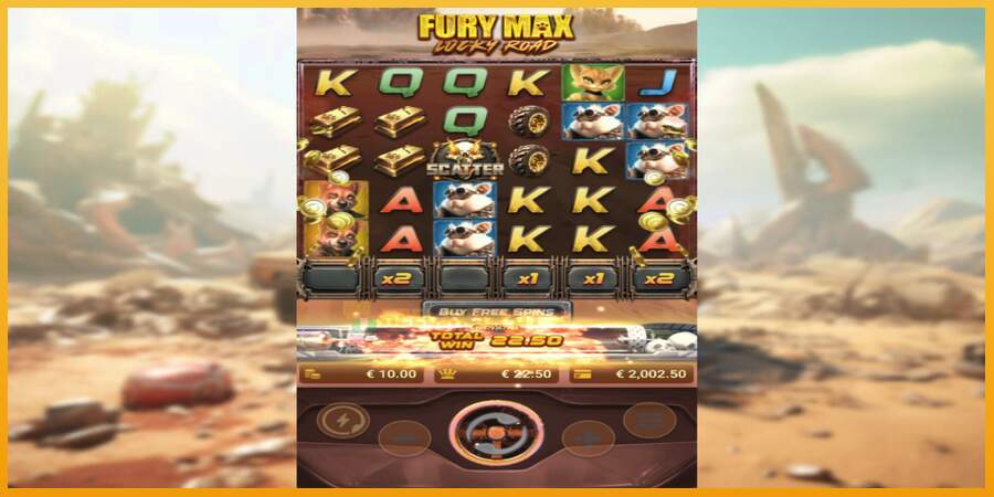 슬롯머신에서의 진정한 즐거움 Fury Max Lucky Road 돈을 위해, 그림 3