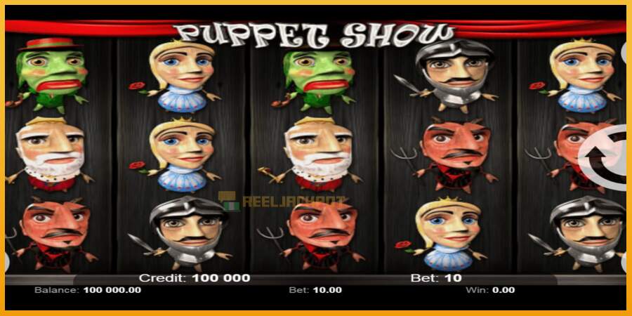 슬롯머신에서의 진정한 즐거움 Puppet Show 돈을 위해, 그림 1