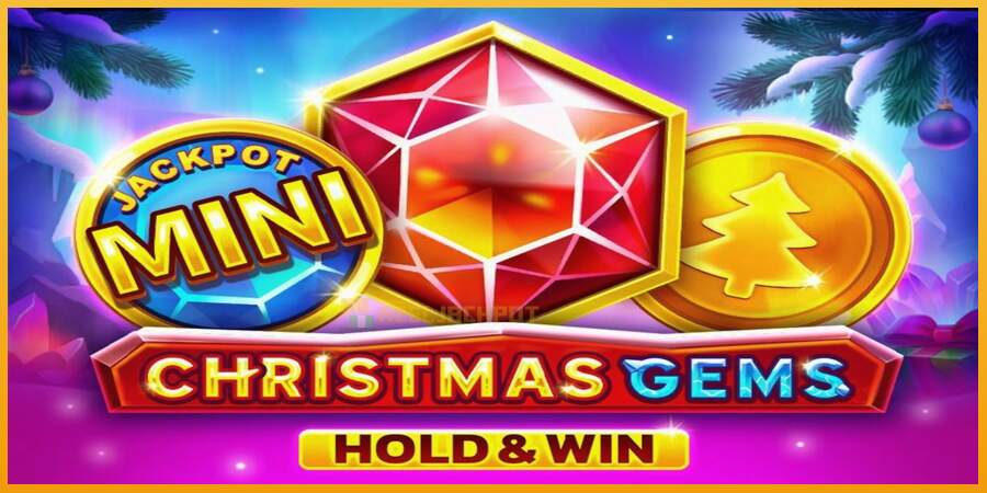 슬롯머신에서의 진정한 즐거움 Christmas Gems Hold & Win 돈을 위해, 그림 1