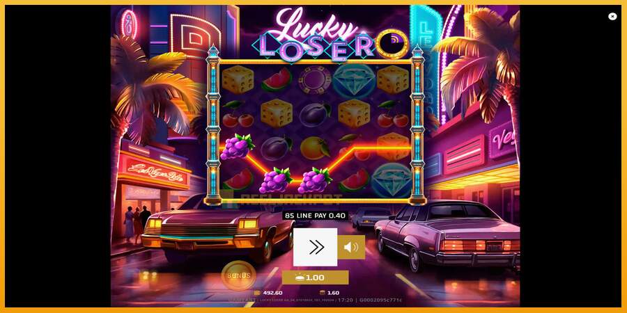 슬롯머신에서의 진정한 즐거움 Lucky Loser 돈을 위해, 그림 2