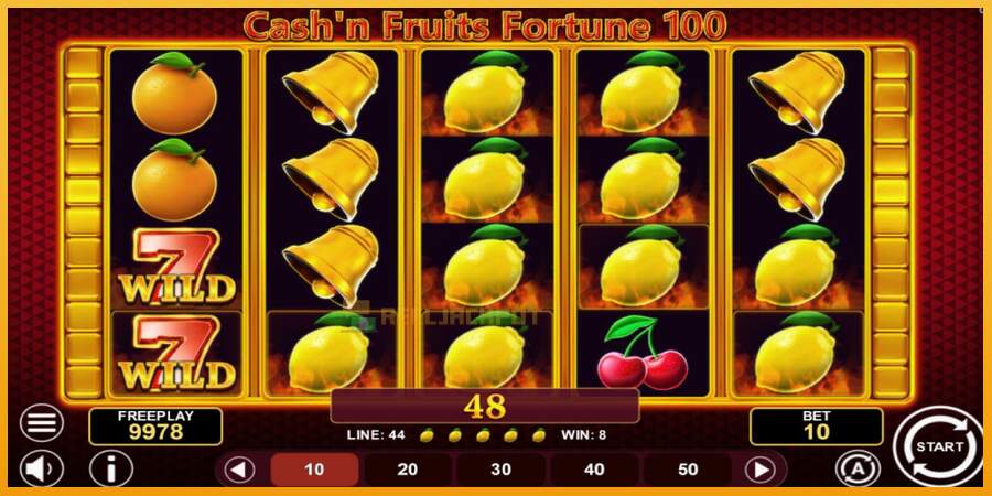 슬롯머신에서의 진정한 즐거움 Cashn Fruits Fortune 100 돈을 위해, 그림 2