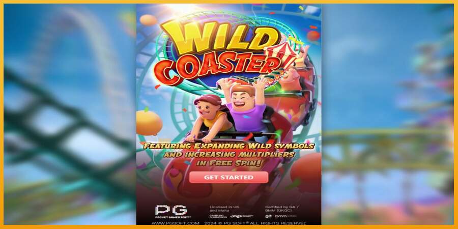 슬롯머신에서의 진정한 즐거움 Wild Coaster 돈을 위해, 그림 1