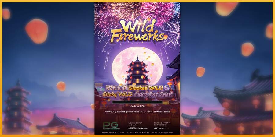 슬롯머신에서의 진정한 즐거움 Wild Fireworks 돈을 위해, 그림 1