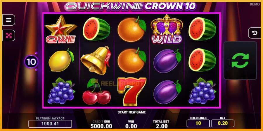 슬롯머신에서의 진정한 즐거움 Quick Win Crown 10 돈을 위해, 그림 1