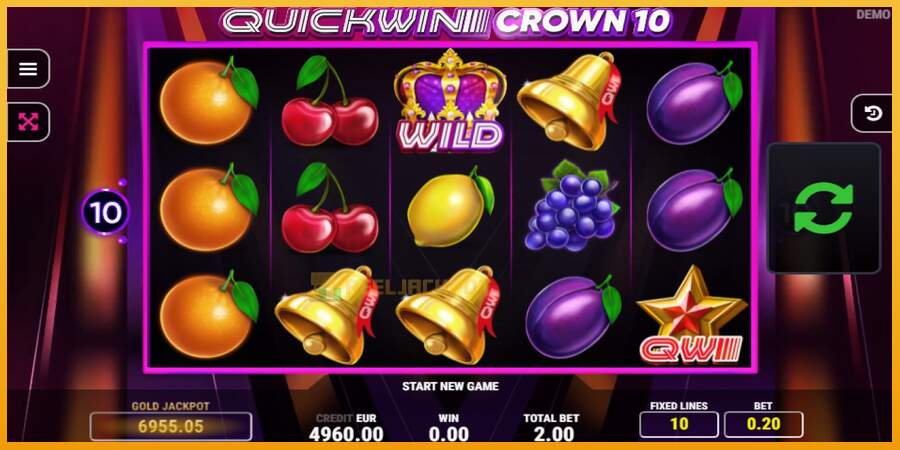 슬롯머신에서의 진정한 즐거움 Quick Win Crown 10 돈을 위해, 그림 2