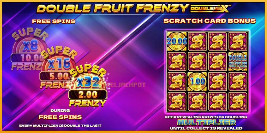 슬롯머신에서의 진정한 즐거움 Double Fruit Frenzy DoubleMax 돈을 위해, 그림 3