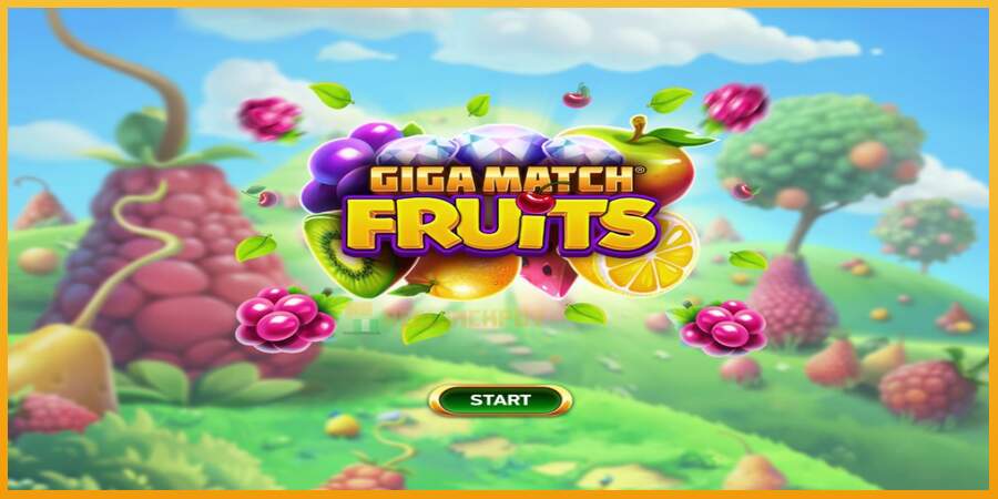 슬롯머신에서의 진정한 즐거움 Giga Match Fruits 돈을 위해, 그림 1