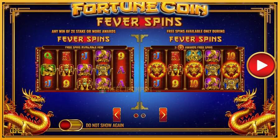 슬롯머신에서의 진정한 즐거움 Fortune Coin Fever Spins 돈을 위해, 그림 3