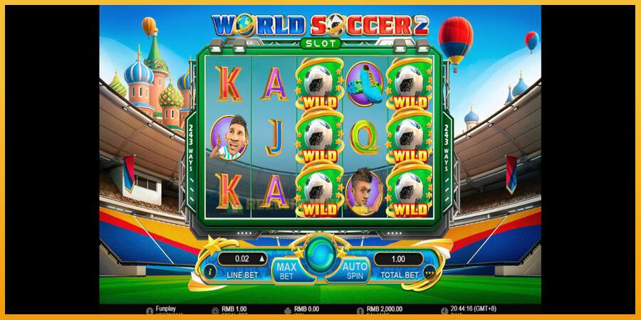 슬롯머신에서의 진정한 즐거움 World Soccer Slot 2 돈을 위해, 그림 1