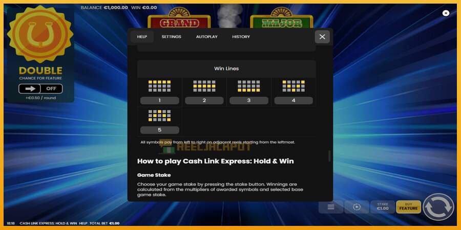 슬롯머신에서의 진정한 즐거움 Cash Link Express: Hold & Win 돈을 위해, 그림 7