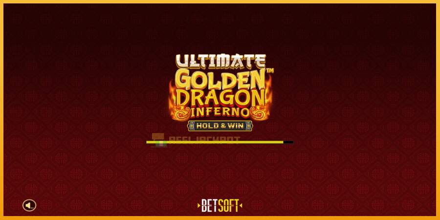 슬롯머신에서의 진정한 즐거움 Ultimate Golden Dragon Inferno 돈을 위해, 그림 1