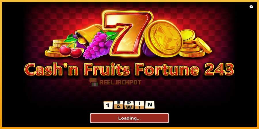 슬롯머신에서의 진정한 즐거움 Cashn Fruits Fortune 243 돈을 위해, 그림 1