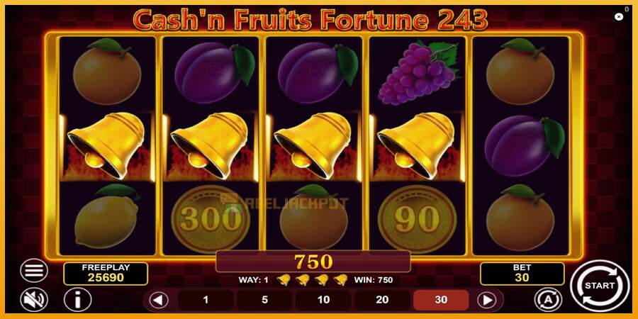 슬롯머신에서의 진정한 즐거움 Cashn Fruits Fortune 243 돈을 위해, 그림 5